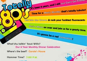 80s Party Invitations Template Free Invite and Delight totally 80 39 S Party Party Ideas