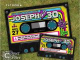 80s themed 40th Birthday Party Invitations 80 39 S Party Invitation 80 39 S Birthday Invitation