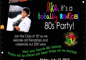 80s themed 40th Birthday Party Invitations Dandeleinss 80s theme Party Invitation 80 39 S Family Fun