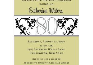 80th Birthday Invitation Sample Quotes for 80th Birthday Invitation Quotesgram