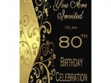 80th Birthday Invitation Template Uk 80th Birthday Party Personalised Invitation 13 Cm X 18 Cm