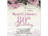 80th Birthday Invitation Templates 80th Birthday Party Invitations Party Invitations Templates