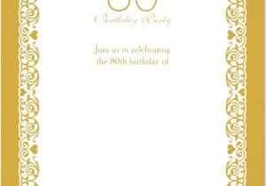 80th Birthday Invitations Templates Free Free Printable 80th Birthday Invitations Bagvania Free