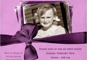 80th Birthday Party Photo Invitations 80th Birthday Invitation Lilac Photo Woman 39 S Purple