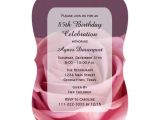 85th Birthday Invitations 85th Birthday Party Invitation Lovely Rose