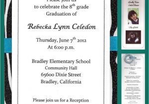 8th Grade Graduation Invitation Wording 8th Grade Graduation Favors Just B Cause