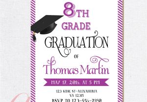 8th Grade Graduation Invitations Free 8th Grade Graduation Invite Printable Graduation Invitation