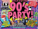 90s House Party Invitation Template Press Flyer Image Rmh the Venue Bang Presents Back to