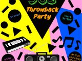 90s Party Invitation Template How to Throw the Perfect 90s Throwback Party Kindly