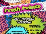 90s theme Party Invitations 90 S theme Fresh Prince Princess Hip Hop Digital