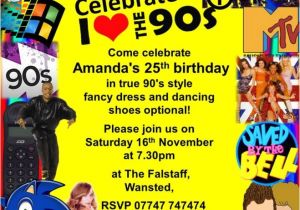 90s themed Birthday Party Invitations 90s themed Party Best Ideas Home Party theme Ideas