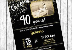 90th Birthday Party Invitations Templates Free 11 90th Birthday Invitations Designs Templates Psd