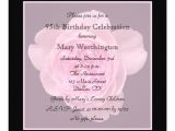 95th Birthday Party Invitations 95th Birthday Party Invitation Rose for 95th 5 25
