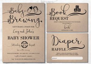 A Baby is Brewing Baby Shower Invitations Baby is Brewing Baby Q Shower Invitations Baby Q Shower