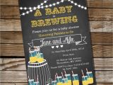 A Baby is Brewing Baby Shower Invitations Baby is Brewing Baby Shower for A Boy or Girl Bbq Invitation
