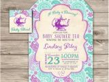 A Baby is Brewing Tea Party Baby Shower Invitations A Baby is Brewing Baby Shower Tea Party Invitations theme