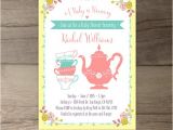 A Baby is Brewing Tea Party Baby Shower Invitations A Baby is Brewing Tea Party Baby Shower Invitations Flowers