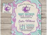 A Baby is Brewing Tea Party Baby Shower Invitations Baby Shower Invitation New Tea Party themed Baby Shower