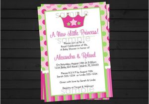 A New Little Princess Baby Shower Invitations Items Similar to Little Princess Baby Shower Invitation