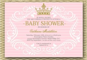 A New Little Princess Baby Shower Invitations Royal Princess Baby Shower Invitation Little Princess Baby