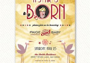 A Star is Born Baby Shower Invitations A Star is Born Baby Shower Invitation Girl Printable