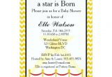 A Star is Born Baby Shower Invitations A Star is Born Hollywood Baby Shower Invitation