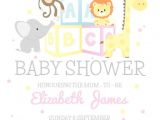 Abc Baby Shower Invitations Girl Baby Shower Invitations