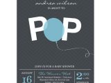 About to Pop Baby Shower Invitations About to Pop Blue Baby Shower Invitations