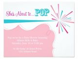 About to Pop Baby Shower Invitations She S About to Pop Baby Shower Invitation