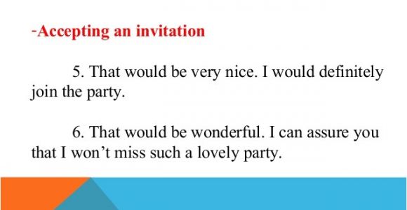 Accepting Birthday Invitation Accepting Invitation Birthday Party Image Collections