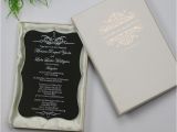 Acrylic Wedding Invitations with Box 30 Personalized Luxury Customized Acrylic Wedding