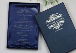 Acrylic Wedding Invitations with Box Sample Personalized Luxury Customized Acrylic Wedding