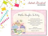 Addressing Bridal Shower Invitations to Mother and Daughter Mother Daughter Tea Invitation Bridal Shower Printable