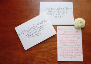 Addressing Wedding Invitations by Hand Diy Wedding Envelope Addressing Tips Julep