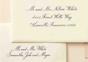 Addressing Wedding Invitations to A Family How to Address Guests On Wedding Invitation Envelopes