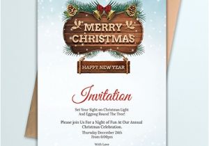 Adobe Birthday Invitation Template Free Cantata Christmas Invitation Template Download 517