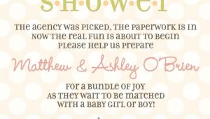 Adoption Baby Shower Invitation Wording Adoption Baby Shower Invite Stephanie Miera Potential