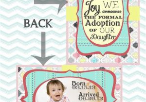 Adoption Finalization Party Invitations 17 Best Ideas About Adoption Announcements On Pinterest