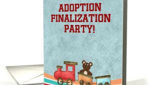 Adoption Finalization Party Invitations Adoption Finalization Party Invitations Baby Bear Riding