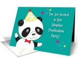 Adoption Finalization Party Invitations Adoption Finalization Party Invitations Panda Card 1399102