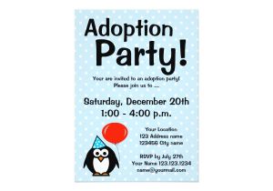 Adoption Party Invitation Wording Adoption Announcement Party Invitations Zazzle