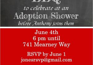 Adoption Party Invitation Wording Baby and Children Adoption Shower Invitations New