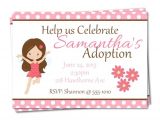 Adoption Party Invitation Wording Fairy Adoption Party Invitations Adoption by