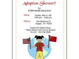 Adoption Party Invitation Wording Older Child Adoption Shower or Party Invitation Kid with