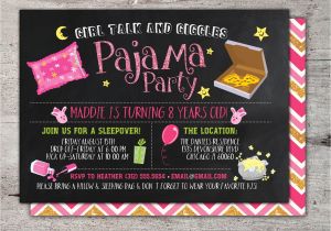 Adult Slumber Party Invitations Slumber Party Invitation Girls Slumber Party Invitations