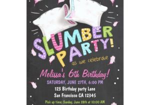 Adult Slumber Party Invitations Slumber Party Pajamas Sleepover Invitation Zazzle Com