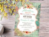 Adventure themed Baby Shower Invitations Adventure Awaits Baby Shower Invitation Gender Neutral Reveal
