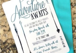 Adventure themed Baby Shower Invitations Cute Idea for Boy Baby Shower Invites Woodland or