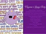 Adventure Time Party Invitation Template Adventure Time Party Diy Party Invitations Ideas