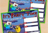 Adventure Time Party Invitation Template Free Printable Adventure Time Birthday Invitation